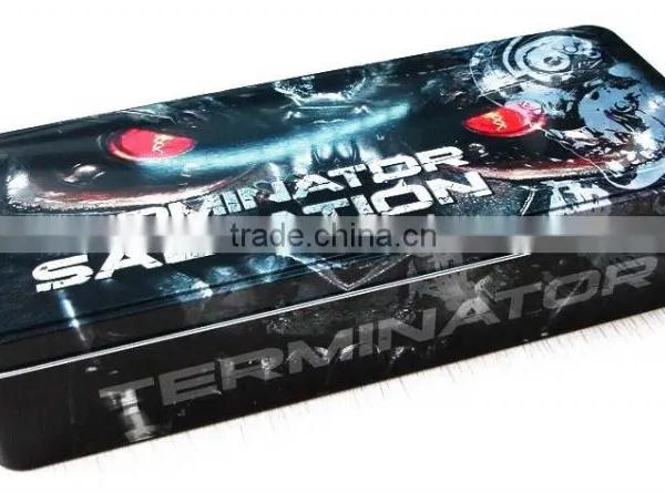 Lovely Design Christmas Recyclable Metal Box Wholesale Tin Can Holiday Gift Tinplate Tin Cans photo-3