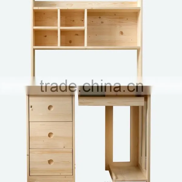 Classic Home Office Furntiure Wooden Study Table Designs Latest Design Student Table photo-4