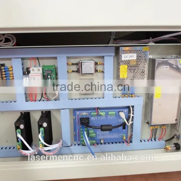 Leather Fabric Cloth Laser Cutter Machine With CCD System LM-1290 photo-5