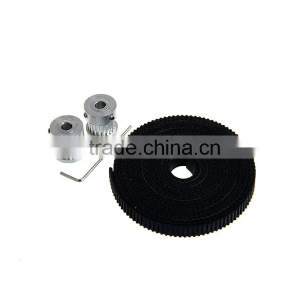 3D Printer Accessories 2GT Timing Pulley 16 Tooth and 6mm Belt Kit GT2 Open Type Synchronous Belt photo-3