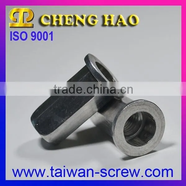 Semi-Hexagon Style Open End Type Flat Head Rivet Nuts photo-3