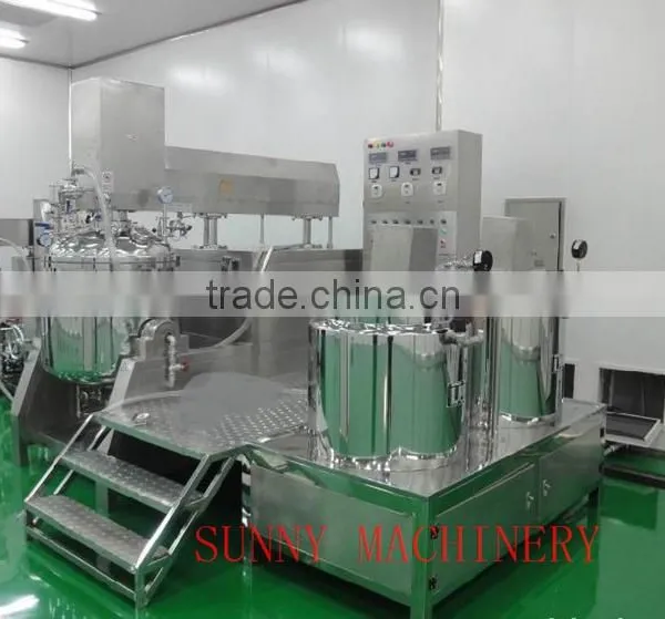 Vacuum Homogenizer Mixer Cream Emulsion Machine