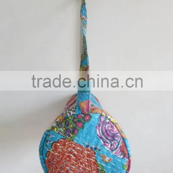 Traditional Yoga Bag Ethnic Yoga Mat Bag Hippie Cross Body Shoulder Bag Kantha Bag Unisex Bag Handmade Yoga Mat Bag photo-4