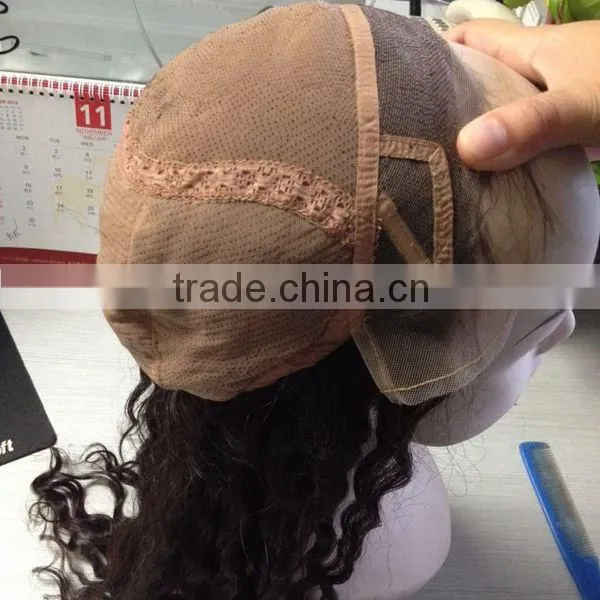 18inch Brazilian Virgin Hair Natural Color Full Lace Wig Virgin Brazilian Hair Lace Wig photo-4