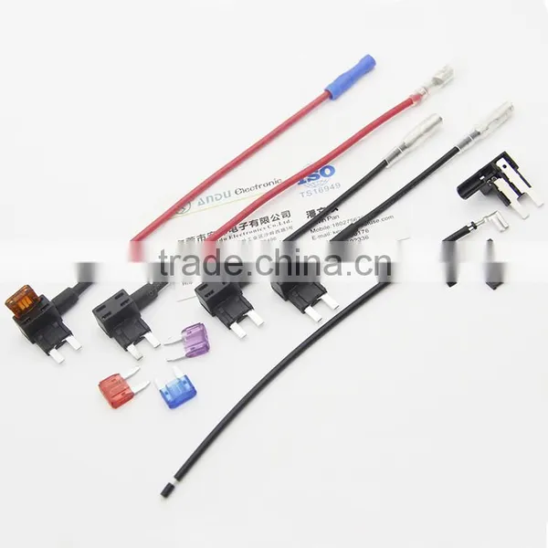 Automotive Mini ATC Fuses Auto Fuseholder Tap/5 Sets 25A ATM Fuse Adapter Tap Dual Circuit Adapter Holder for Car Truck Auto photo-2