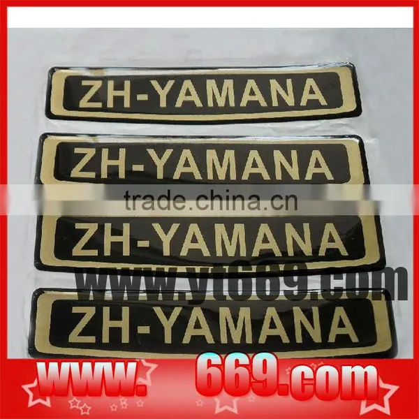 Custom Design Crystal Epoxy Resin Sticker