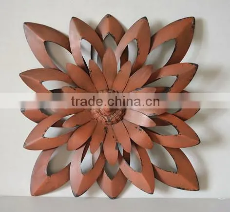 3D Metal Flower Wall Decoration