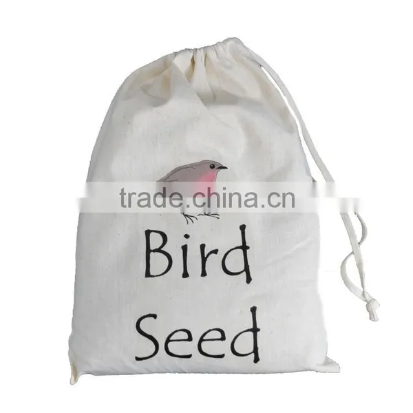 Promotional Heat Transfer Cotton Drawstring Bag photo-3