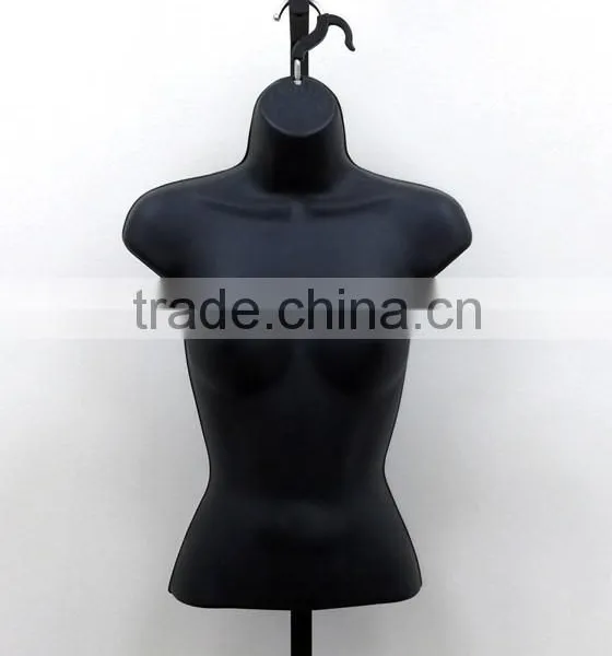 Half Round Plastic Forms - Female Upper Torso Display Mannequin photo-2