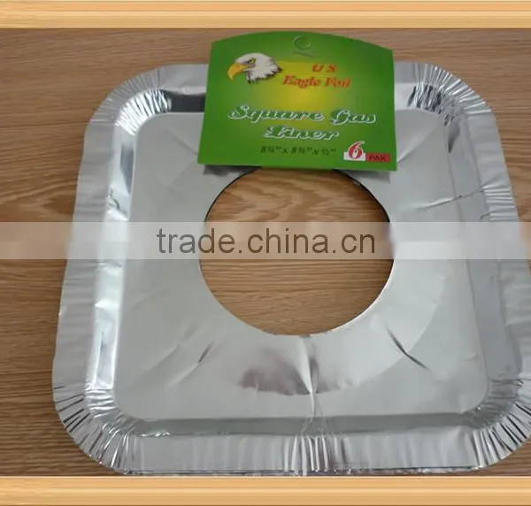 Clean Aluminum Foil Square Gas Burner photo-4