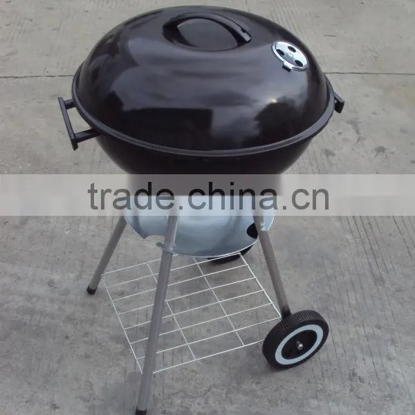 17 Inch Porcelain Enameled Surface Treatment Kettle Foldable Bbq Grill photo-5