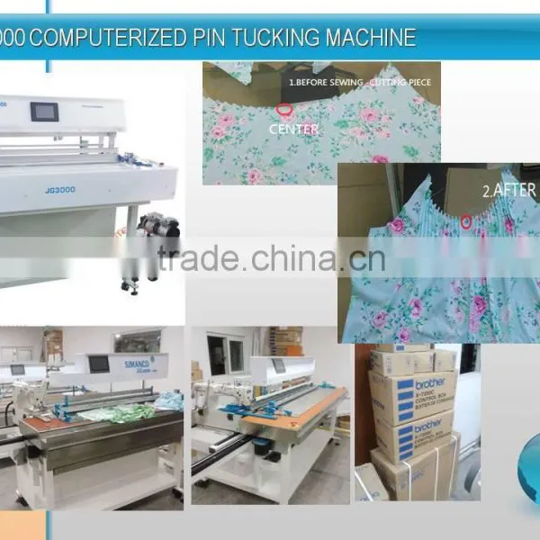 2014 PROMOTION SALES JG-3000 COMPUTERIZED PIN TUCK SEWING MACHINE photo-2
