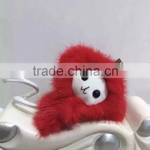 New Style Monkey Fur Key Chain Bag Charm photo-3