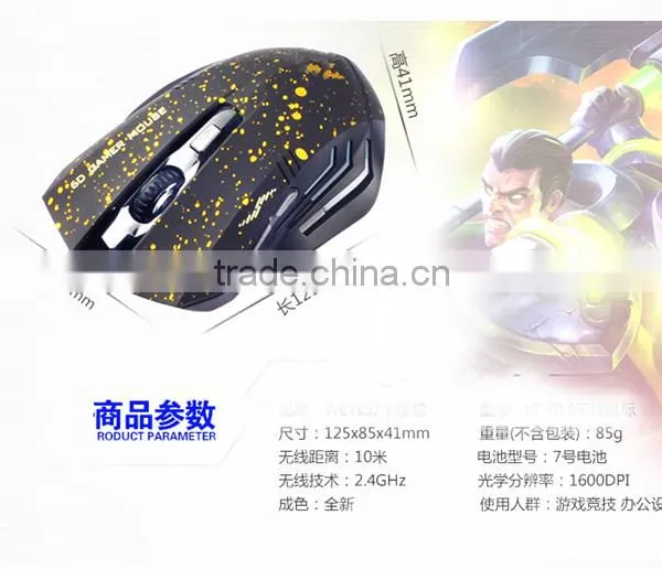Special Design Wireless Optical Mouse Driver Usb 6d Gaming Mouse photo-4