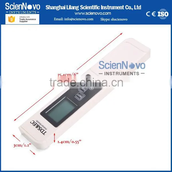 New Arrivals 3 In1 Function Conductivity Water Measurement Tool TDS&EC Tester 0-5000ppm TDS EC Meter Temperature Tester photo-4