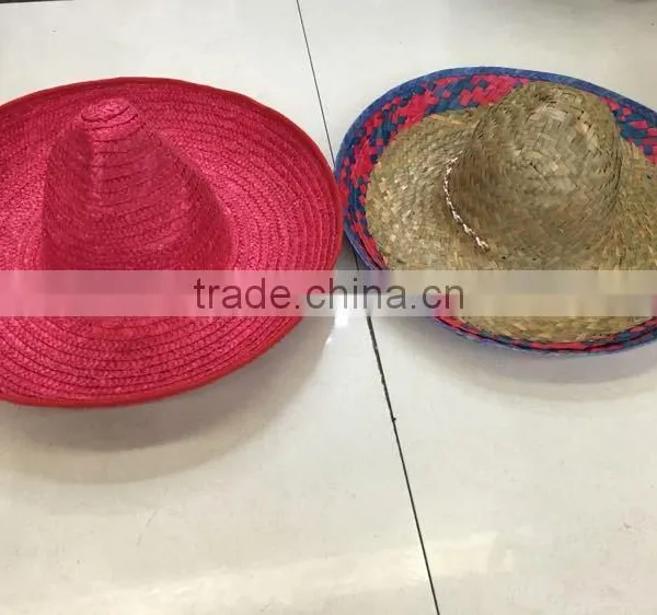 Wide Brim Sombrero Straw Hat photo-6