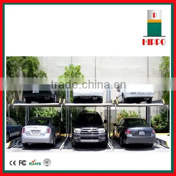 Two Post Car Parking Elevator , Car Parking System
