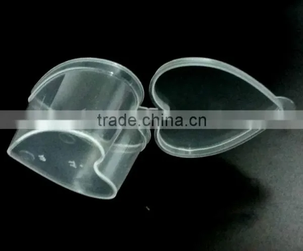 Plastic Heart-shaped Sauce Container 1.5oz photo-4