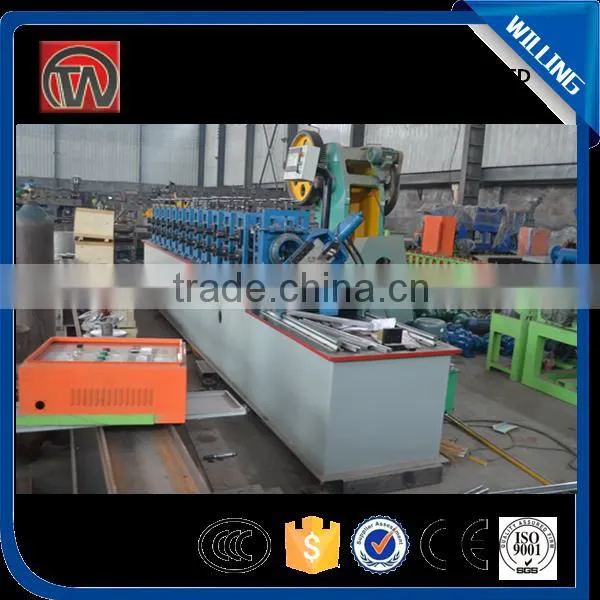 c u w Channel T Bar Angle Omega Roll Forming Machine photo-3