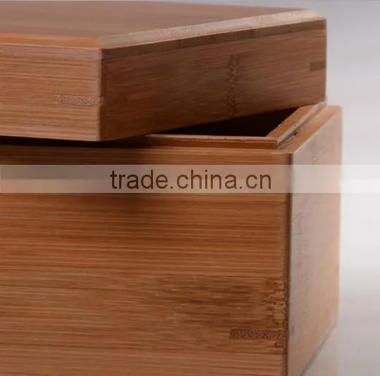 Chinese Factories Wholesale Custom High-grade Bamboo Gift Box, Fashion Beautiful Storage Box photo-2