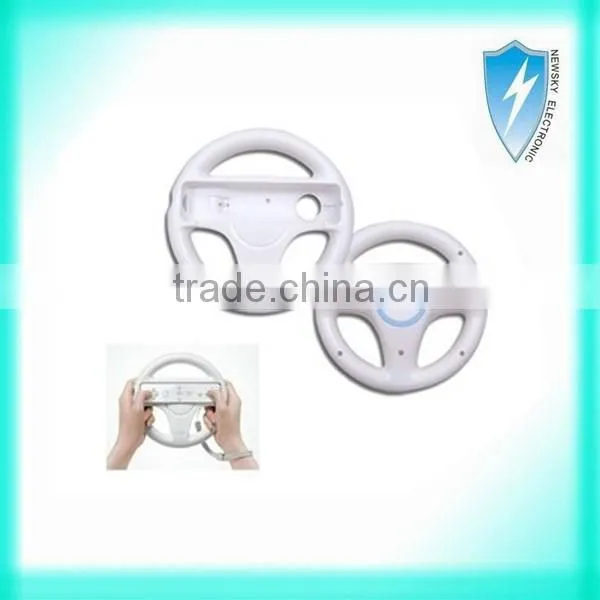 Racing for Mario Game Steering Wheel Controller for Wii (white) photo-3
