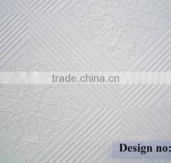 PVC Gypsum Ceiling Surface Ceiling Tile Type photo-6