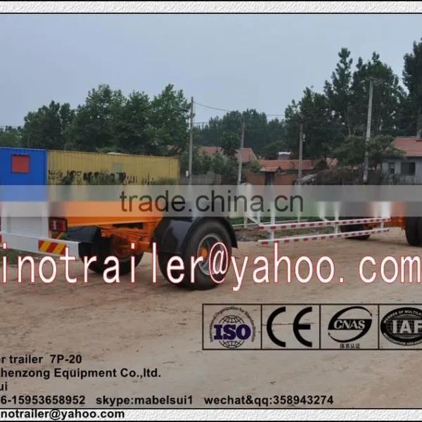 Plat Skeleton 40ft Container Trailer photo-3