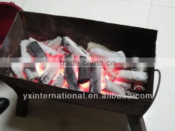 Square of 4*4cm Hardwood Charcoal Bbq photo-3