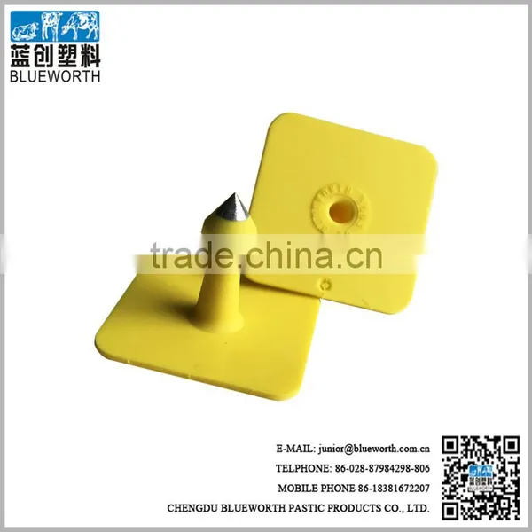 Hot Sale Cheap Price High Quality TPU Yellow Animal Ear Tag for Pigs photo-6