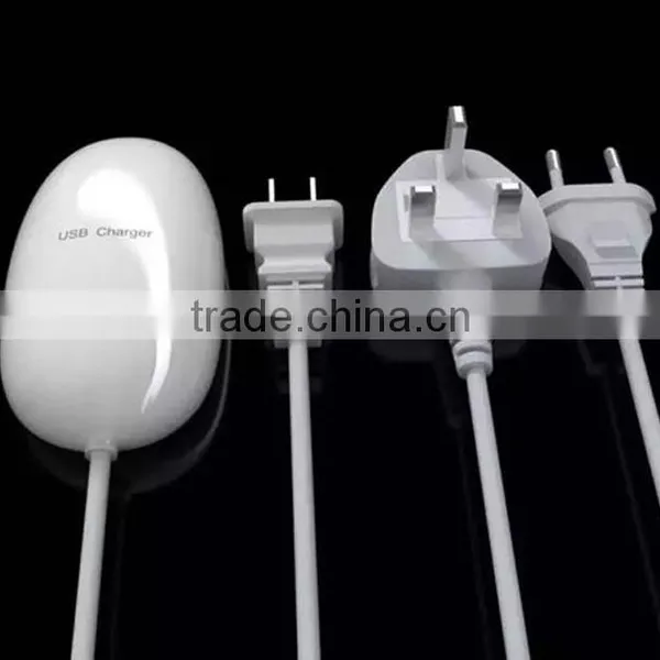 High Quality Mouse Shape 3 Ports Usb Charger Socket With UK,US ,AU Standard Plugs photo-2
