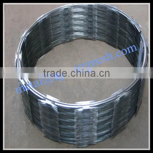 High Quality BTO-22 Concertina Razor Wire / CBT-65 Concertina Razor Wire photo-3