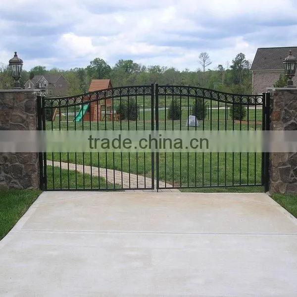 Aluminum/ Wrought Iron Gate Forged Iron Gate Steel Gates photo-3