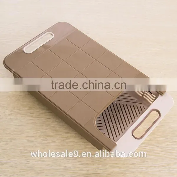 Multifunction Kitchen PP Plastic Cutting Board With Drawer photo-2