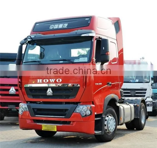 International Low Price HOWO T7H 4X2 400HP Euro4 AMT Tractor Head Truck for Sale photo-2