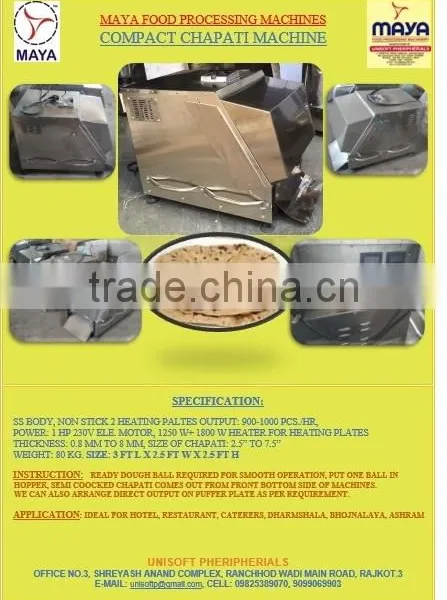 CHAPATI MACHINE - PRESSING TYPE SEMIAUTO photo-6