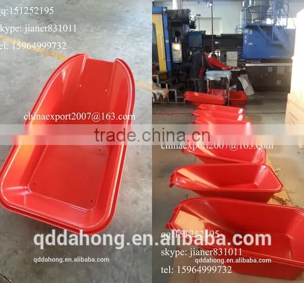 Plastic Concrete Wheel Barrow WB5600 With Green Tray and Pneumatic Wheel photo-6