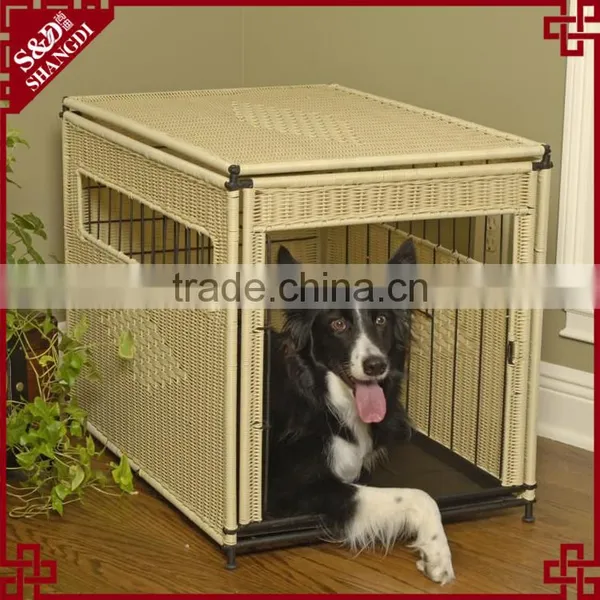 Unique Metal & Wicker Craft Special for Cat and Dog Luxury Pet Cage photo-2