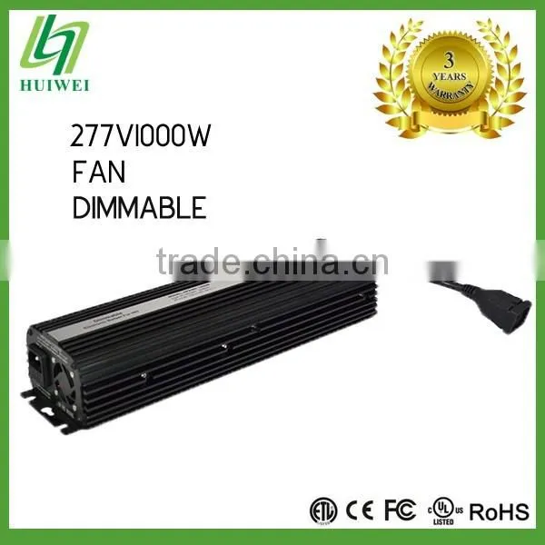 Hydroponic Light Ballast 277V1000W Electronic Dimmable Ballast Lighting Fixture photo-3