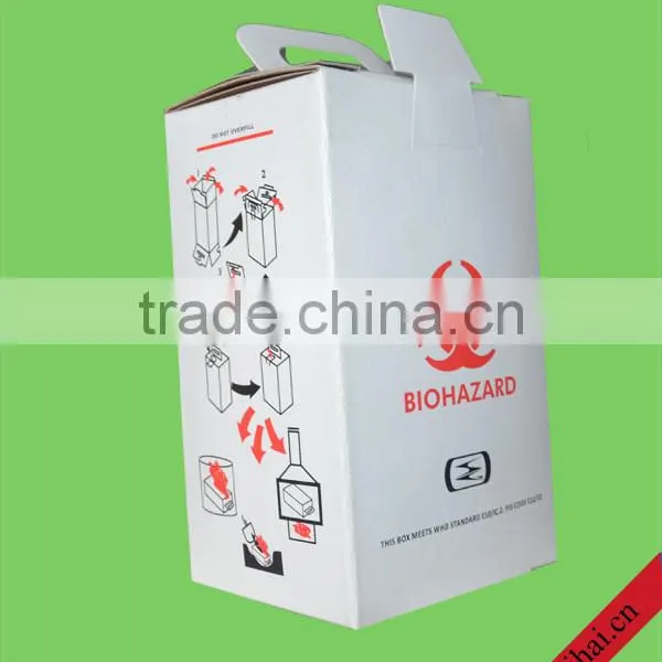Aibaba New Products Surgical Rubbish Box,disposal Needle Container photo-2