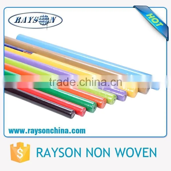 Hot Sale in German 1.4m x 1.4/2.4/7m, 1.5m x 1.5m Party Disposable Non Woven Fabric Tablecloth in Roll photo-5