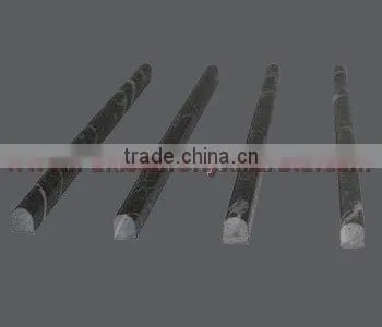 NATURAL BLACK AND GOLD (MICAEL ANGELO) MARBLE PENCIL MOLDING photo-2