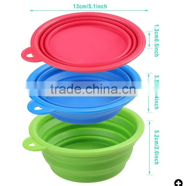 Wholesale Collapsible Supreme Dog Bowl Silicone Folding Dog Bowls photo-5