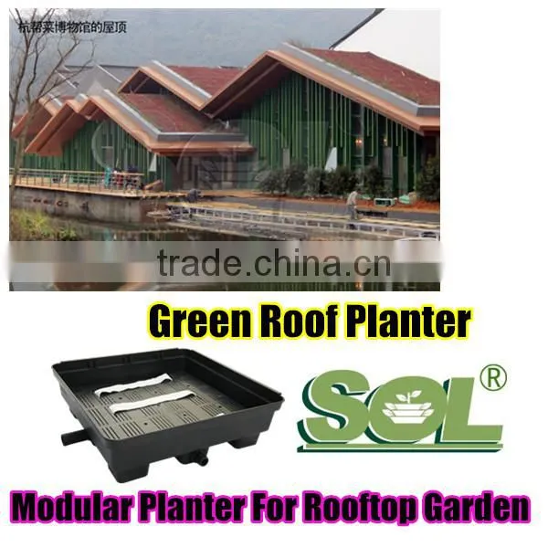 Vertical Green Roof Rooftop Garden Modular Planter photo-2