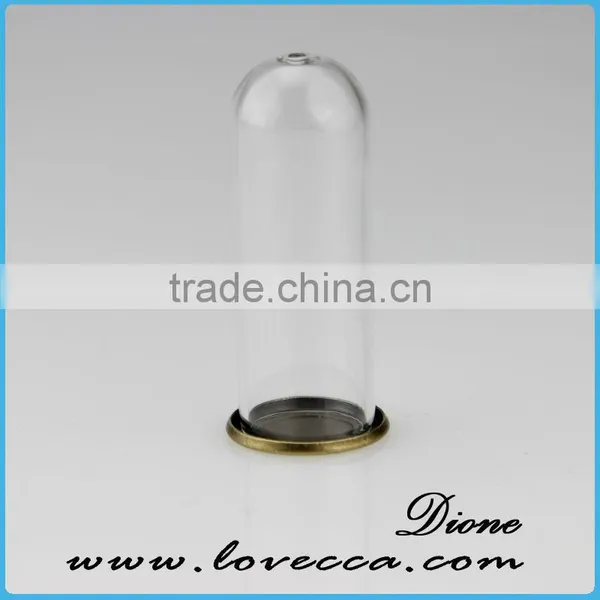 Hot Sale Micro Landscape Glass Cover With Wooden Base /dome Cover Decoration photo-4