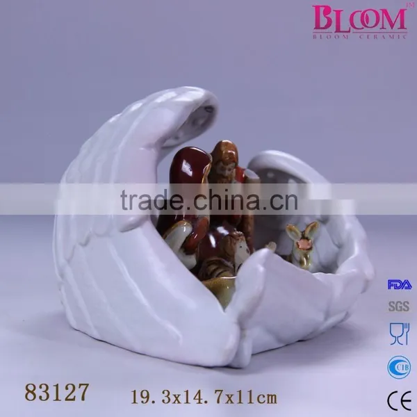 Decoration Porcelain Nativity Scene photo-2