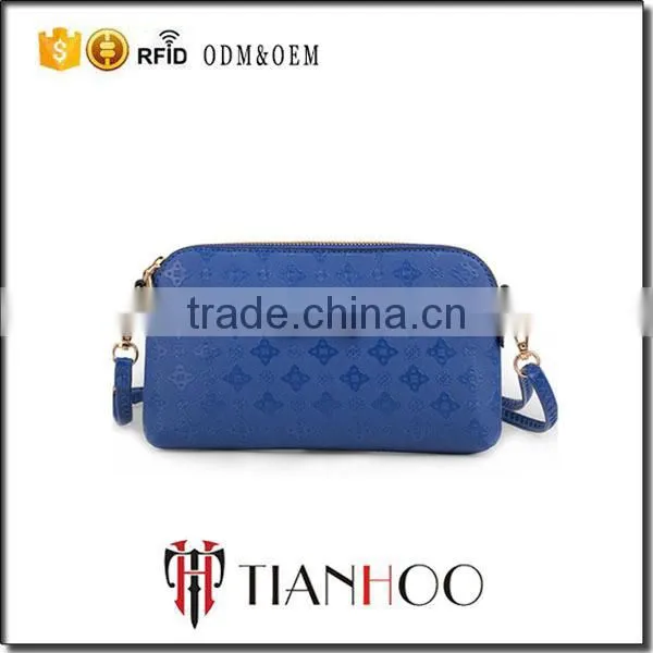 Real Leather Bowknot Zipper Clutch Wallet Smartphone Crossbody Bag for Women Teen Girls photo-4