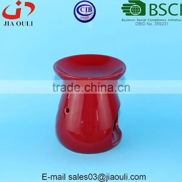 BSCI Audit Factory Gifts & Decor Ceramic Oil Warmer, Ceramic Tea Light Oil Burner photo-3