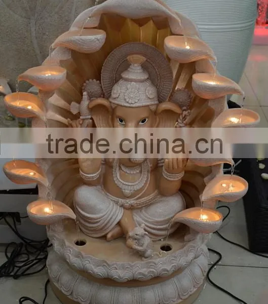 Lighting Buddha Statue Fountain Decor Indoor photo-5