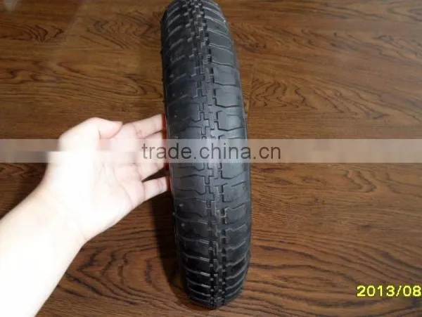 Size 13x3 Wheel Top Quality Rubber Wheel With Steel Rim 13*3 photo-3