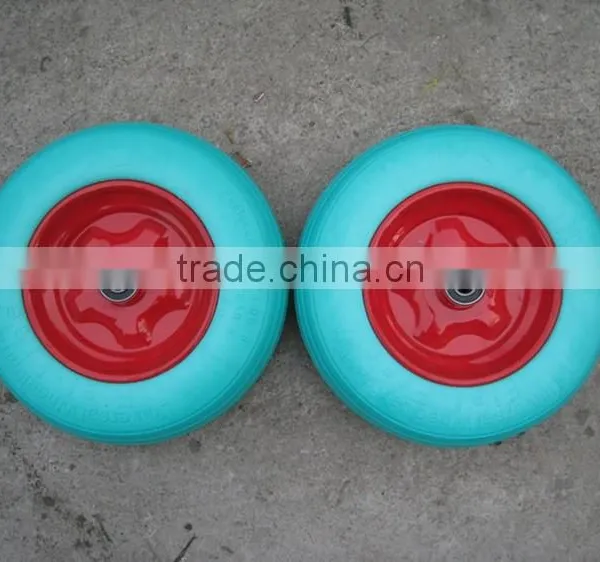 Hand Truck 4.0-8 Solid PU Foam Wheel photo-2